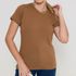 Blusa lisa caramelo