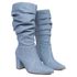 Bota Cano Alto - Gisele, Jeans Claro
