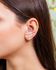 Brinco Ear Cuff Zicônia Folheado Prata