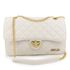 Bolsa Média Com Alça de Corrente Manu Off White