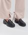Mocassim Feminino em Couro Clássico Preto
