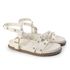 Papete Feminina Alice Sola Baixa Off White