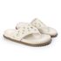 Papete Feminina de Dedo Marcela Sola Baixa Off White