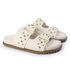 Papete Feminina Aurora Sola Baixa Off White