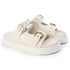 Papete Feminina Vitoria Duas Tiras Sola Alta Off White