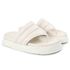 Sandalia Papete de Dedo Sola Alta Leona Off White