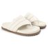 Sandalia Papete de Dedo Sola Baixa Leona Off White