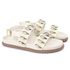 Sandalia Papete Sola Baixa Lara Off White
