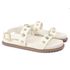 Sandalia Papete Sola Baixa Milene Off White