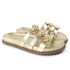 Sandalia Papete Sola Baixa Luci Dourada