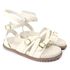 Sandalia Papete Sola Baixa Bruna Off White