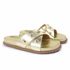Sandalia Papete Sola Baixa Katia Dourada
