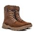 Bota Coturno Em Couro Militar Armata Leopard- Coyote Com Ziper 