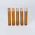 Frasco de Vidro Âmbar Roll-on Fino 10ml Dourado Kit com 5