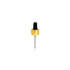 Tampa Conta-Gotas Para Frasco de 10ml Kit c/5 - Dourado