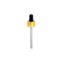 Tampa Conta-Gotas Para Frasco de 50ml Kit c/5 - Dourado