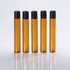 Frasco de Vidro Âmbar Roll-on Fino 10ml Preto