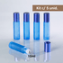 Frasco De Vidro Roll-on Grosso 10ml Azul