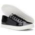 Tenis casual em couro legitimo 25000 Verniz preto