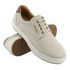 Sapatênis Casual 100% Couro Masculino Gelo - Ref. 3115