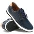 Sapatênis Casual 100% Couro Masculino Marinho - Ref. 3115