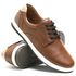 Sapatênis Casual 100% Couro Masculino Whisky - Ref. 3115