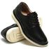 Sapato Casual Masculino Preto 100% Couro - Ref. 3205