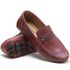Sapato Mocassim Drive Masculino Bordô 100% Couro - Ref. 3460