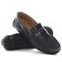 Sapato Mocassim Drive Masculino Preto 100% Couro - Ref. 3460