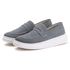 Sapato Masculino Loafer Cinza em Camurça sintética