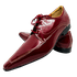 Sapato Masculino Italiano Em Couro Vinho Envernizado Luxury Ref: D957 Outlet