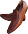 Sapato Masculino Em Couro - Italian Collection - Brown Hive - Marrom