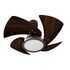 VENTI DELTA VENTILADOR TORNADO LED MARRON 4P 127V (61 4116)