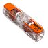 WAGO CONECTOR EMENDA INLINE 2 VIAS ATÉ 4MM (2411)