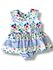 Body Vestido Talita - Floral Azul 