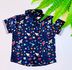 Blusa Social Masculina Galaxia Marinho