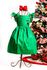Vestido Gola quadrada verde