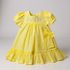 Vestido Evelin Bordado -amarelo 