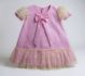 Vestido Thais tuly bordado -Rosa