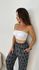 Top Faixa Em Renda Branco