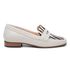 Sapato Social Feminino em Couro com estampa cor Off White