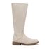 BOTA MONTARIA FEMININA COURO OFF WHITE