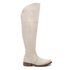 BOTA OVER FEMININA COURO OFF WHITE