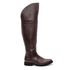 BOTA OVER FEMININA COURO CAFÉ