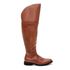 BOTA OVER FEMININA COURO CARAMELO