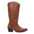 BOTA TEXANA CANO LONGO FEMININA COURO CARAMELO