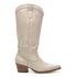 BOTA TEXANA CANO LONGO FEMININA COURO OFF WHITE