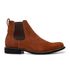 BOTA CHELSEA ANATÔMICA COURO NOBUCK CARAMELO