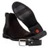 KIT BOTA CHELSEA E CINTO COURO NOBUCK AVELUDADO PRETO
