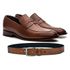 KIT SAPATO LOAFER ITALIANO COURO NOBRE WHISKY + CINTO